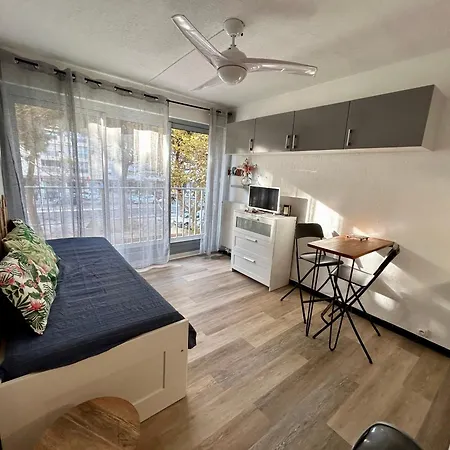 Astudio Lumineux à La Plage, Situation Idéale Commerces, Bateaux ,restaurant à 20 M , à 50 M, Idéal Pour Un Reposant Appartamento